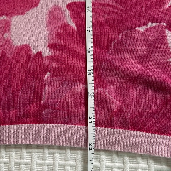 Esprit pink cotton knit sweater, size L. - Picture 7 of 8